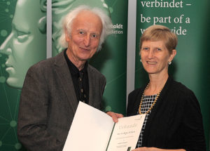 With Professor Schwarz, president of the Humboldt Foundation.